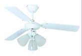 Ventilador de teto 3 lampadas branco 127v