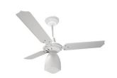 Ventilador de Teto Lorensid 127v Branco, pá Transparente