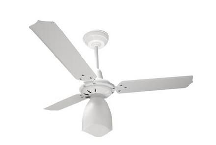 Ventilador de Teto Lorensid 127v Branco, pá Transparente