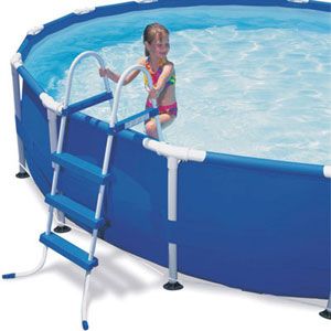 Escada p/ Piscina 3 Degraus 91cm - Intex